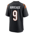 C.Bengals #9 Joe Burrow Player Black Home Game Qdoa Stitched Jerseys