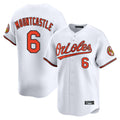B.Orioles #6 Ryan Mountcastle Player White Limited Home Game Qdoa Stitched Jerseys