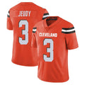 C.Browns #3 Jerry Jeudy Player Orange Alternate Vapor Untouchable Limited Home Game Qdoa Stitched Jerseys