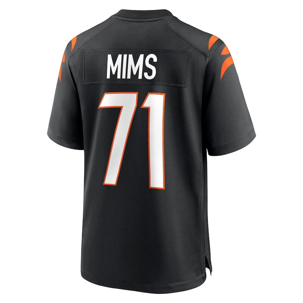 C.Bengals #71 Amarius Mims Player Black Home Game Qdoa Stitched Jerseys