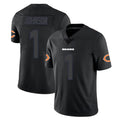 C.Bears #1 Jaylon Johnson Player Black Impact Limited Game Qdoa Stitched Jerseys