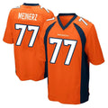 D.Broncos #77 Quinn Meinerz Player Orange Color Home Game Qdoa Stitched Jerseys