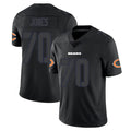 C.Bears #70 Braxton Jones Player Black Impact Limited Game Qdoa Stitched Jerseys