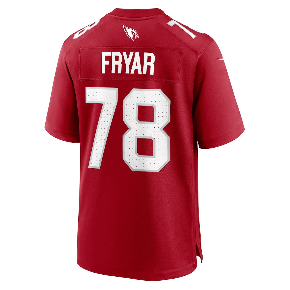 Qdoa A.Cardinals #78 Josh Fryar Cardinal Team Game Jersey