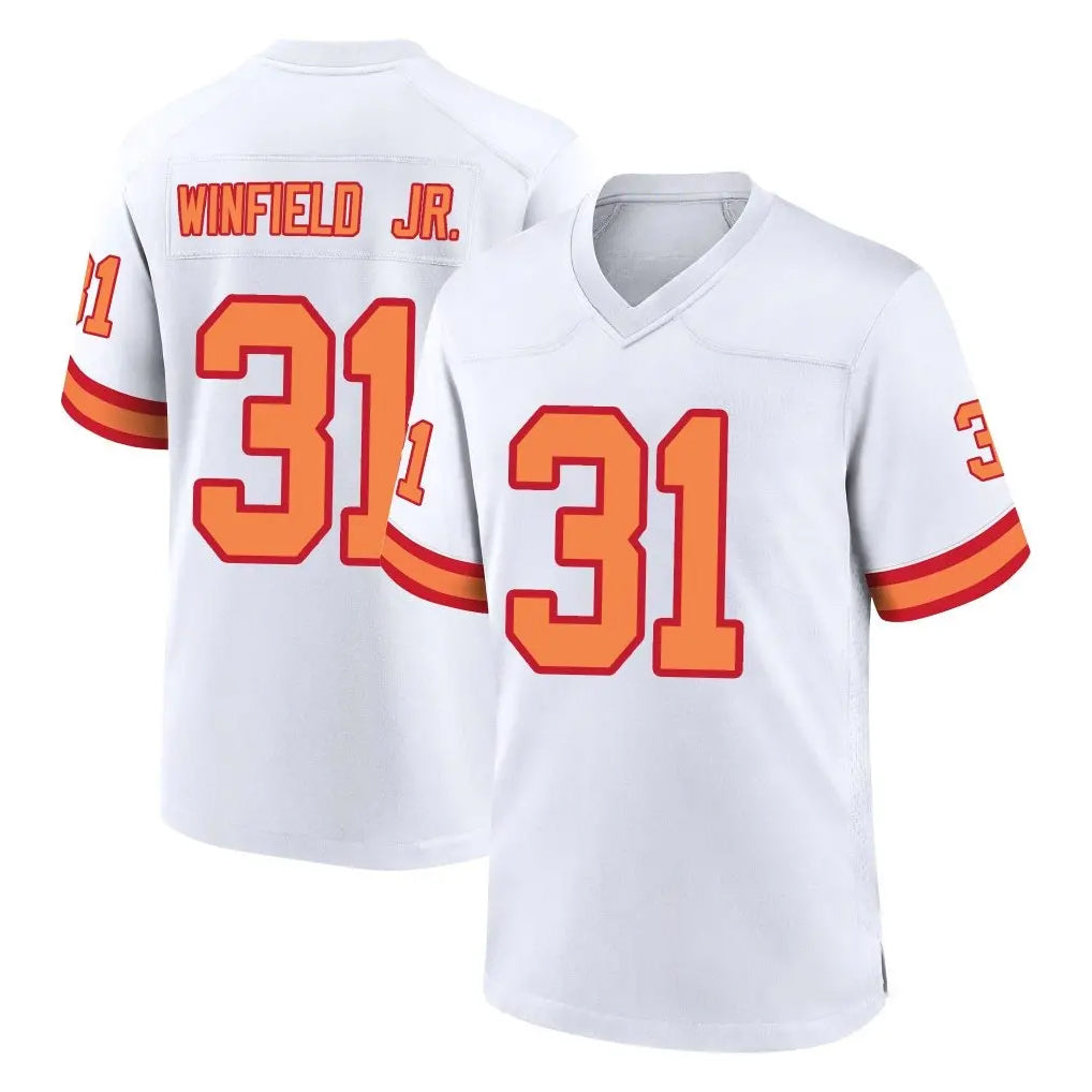 TB.Buccaneers #31 Antoine Winfield Jr. Player White '76 Home Game Qdoa Stitched Jerseys