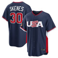 P.Pirates #30 Paul Skenes Player Navy USA 2026 World Classic Home Limited Qdoa Stitched Jerseys