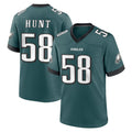P.Eagles #58 Jalyx Hunt Player Green Home Game Qdoa Stitched Jerseys
