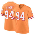 TB.Buccaneers #94 Calijah Kancey Player Orange Throwback Home Game Qdoa Stitched Jerseys