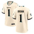 J.Jaguars #1 Montaric Brown Player Natural 2026 Rivalries Collection Game Qdoa Stitched Jerseys