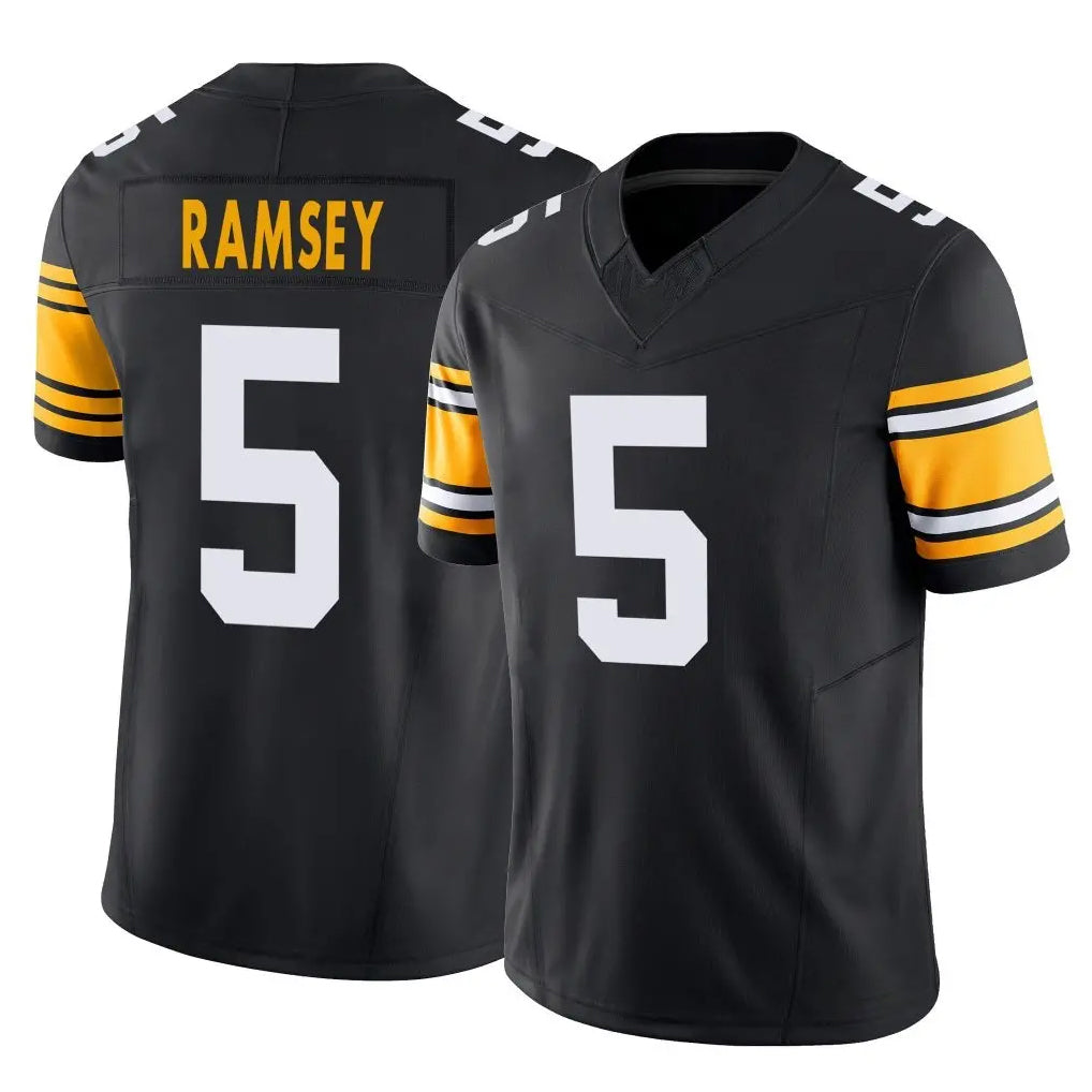 P.Steelers #5 Jalen Ramsey Player Black Limited Alternate Vapor F.U.S.E. Home Game Qdoa Stitched Jerseys