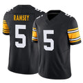P.Steelers #5 Jalen Ramsey Player Black Limited Alternate Vapor F.U.S.E. Home Game Qdoa Stitched Jerseys
