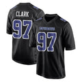 D.Cowboys #97 Kenny Clark Player Carbon Black Fashion Home Game Qdoa Stitched Jerseys