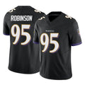 B.Ravens #95 Tavius Robinson Player Black Vapor F.U.S.E. Limited Qdoa Stitched Jerseys