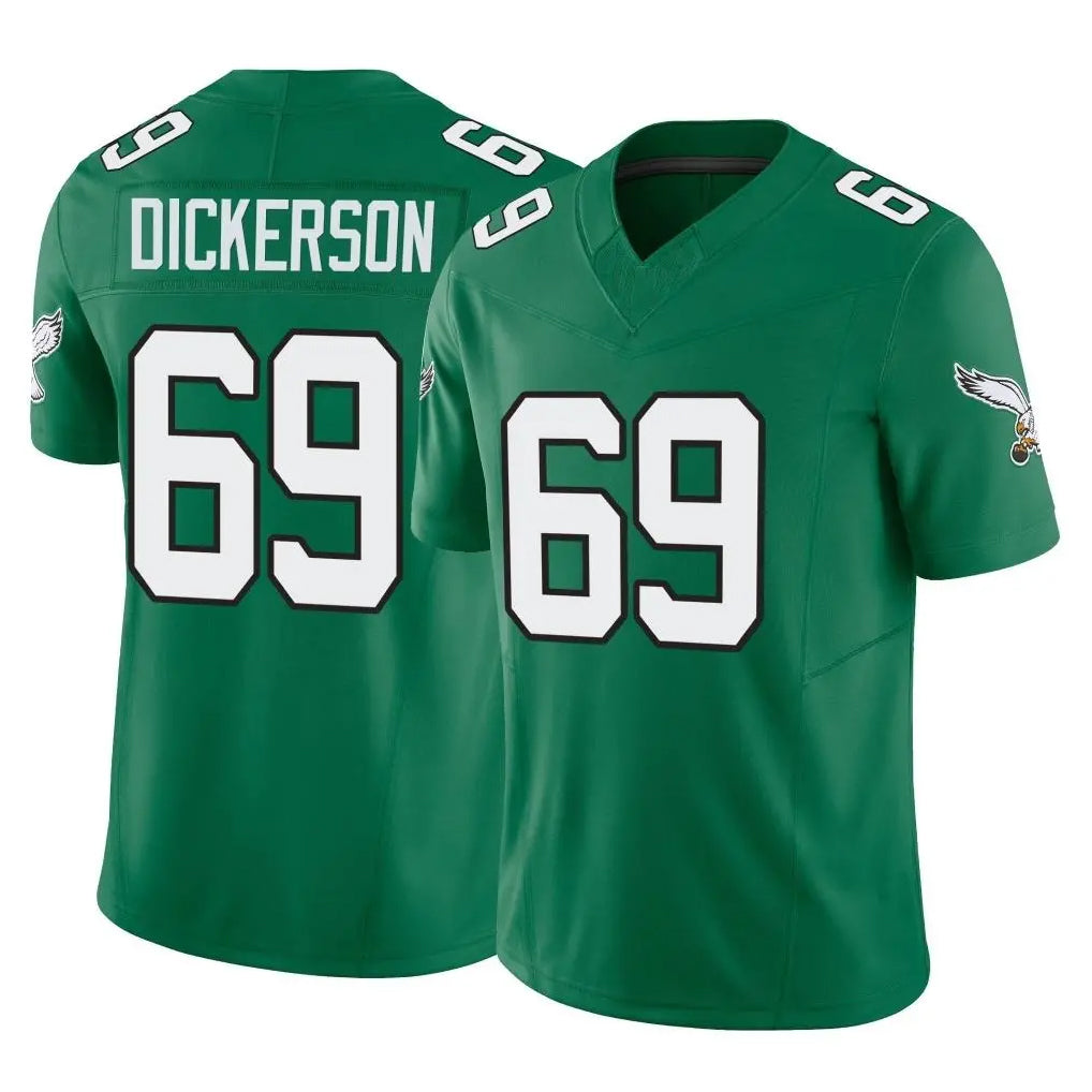 P.Eagles #69 Landon Dickerson Player Green Kelly Alternate Vapor F.U.S.E. Home Game Qdoa Stitched Jerseys