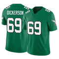 P.Eagles #69 Landon Dickerson Player Green Kelly Alternate Vapor F.U.S.E. Home Game Qdoa Stitched Jerseys
