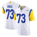 LA.Rams #73 Steve Avila Player White Limited Vapor Untouchable Home Game Qdoa Stitched Jerseys
