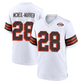 C.Browns #28 Emmanuel McNeil-Warren Player White Alternate Home Game Qdoa Stitched Jerseys