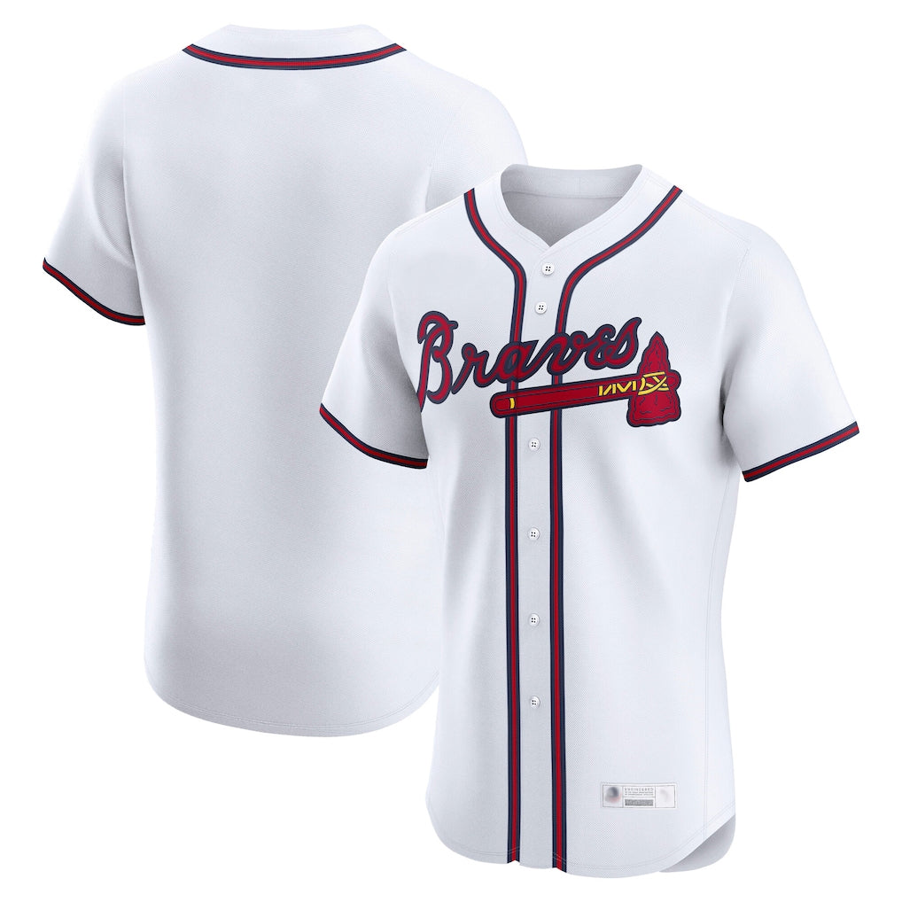 A.Braves ## Braves Blank Player White Gold Limited Elite Home Game Qdoa Stitched Jerseys
