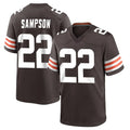 C.Browns #22 Dylan Sampson Player Brown Home Game Qdoa Stitched Jerseys