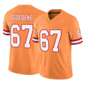 TB.Buccaneers #67 Luke Goedeke Player Orange Limited Vapor F.U.S.E. Home Game Qdoa Stitched Jerseys