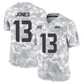 S.Seahawks #13 Ernest Jones IV Player Arctic Camo Limited Salute To Service Home Game Qdoa Stitched Jerseys