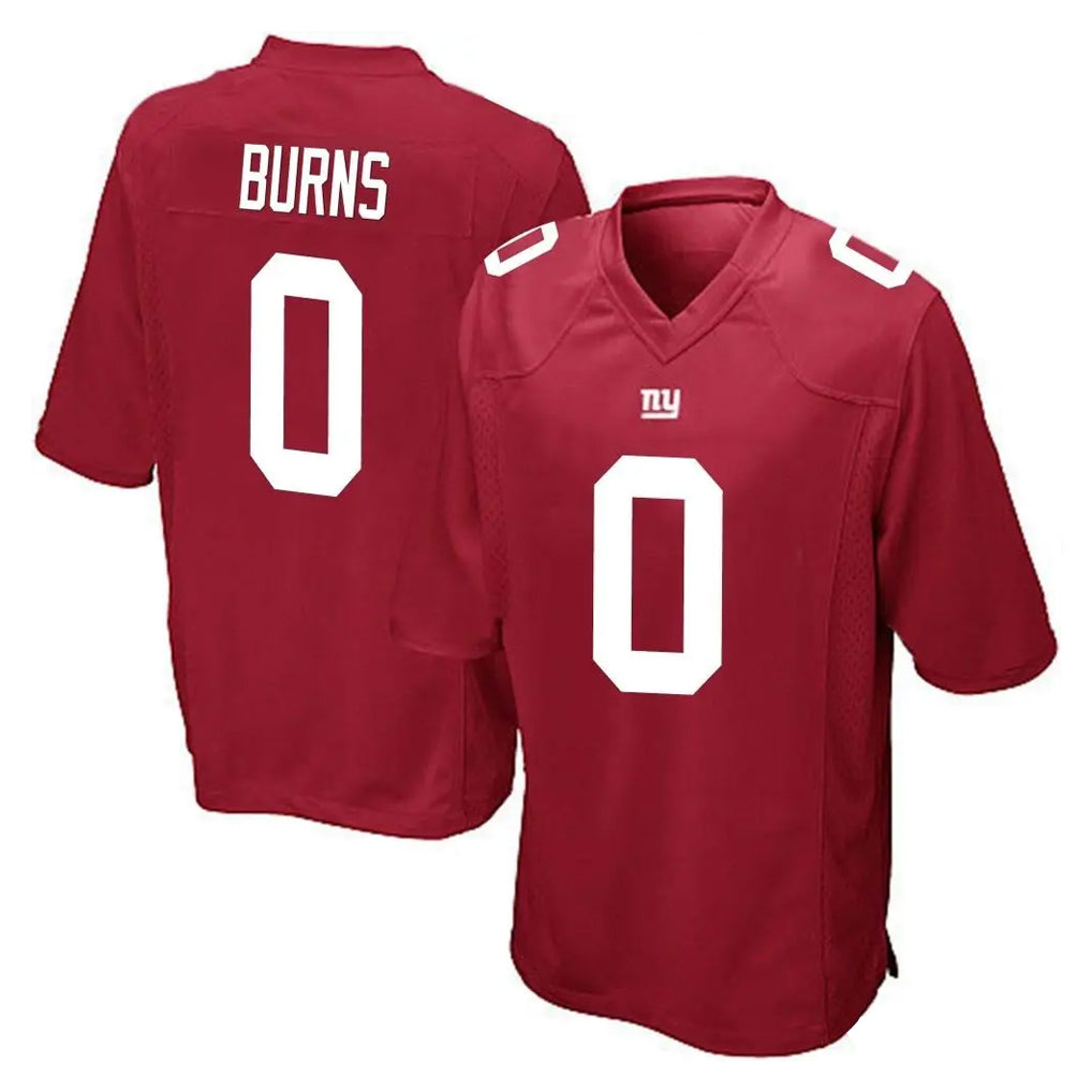 NY.Giants #0 Brian Burns Player Red Home Game Qdoa Stitched Jerseys