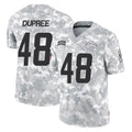 LA.Chargers #48 Bud Dupree Player Arctic Camo Salute To Service Limited Game Qdoa Stitched Jerseys