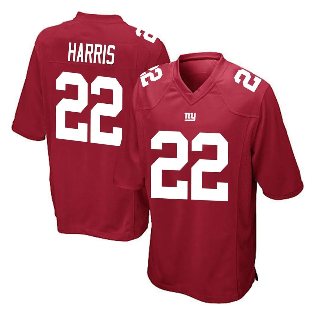 NY.Giants #22 Najee Harris Player Red Home Game Qdoa Stitched Jerseys