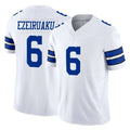 D.Cowboys #6 Donovan Ezeiruaku Player White Limited Vapor F.U.S.E. Home Game Qdoa Stitched Jerseys