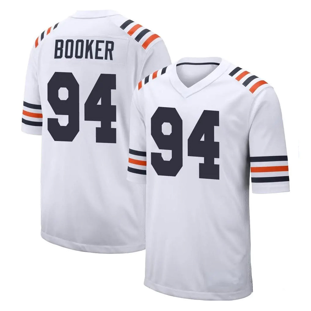 C.Bears #94 Austin Booker Player White Classic Home Game Qdoa Stitched Jerseys