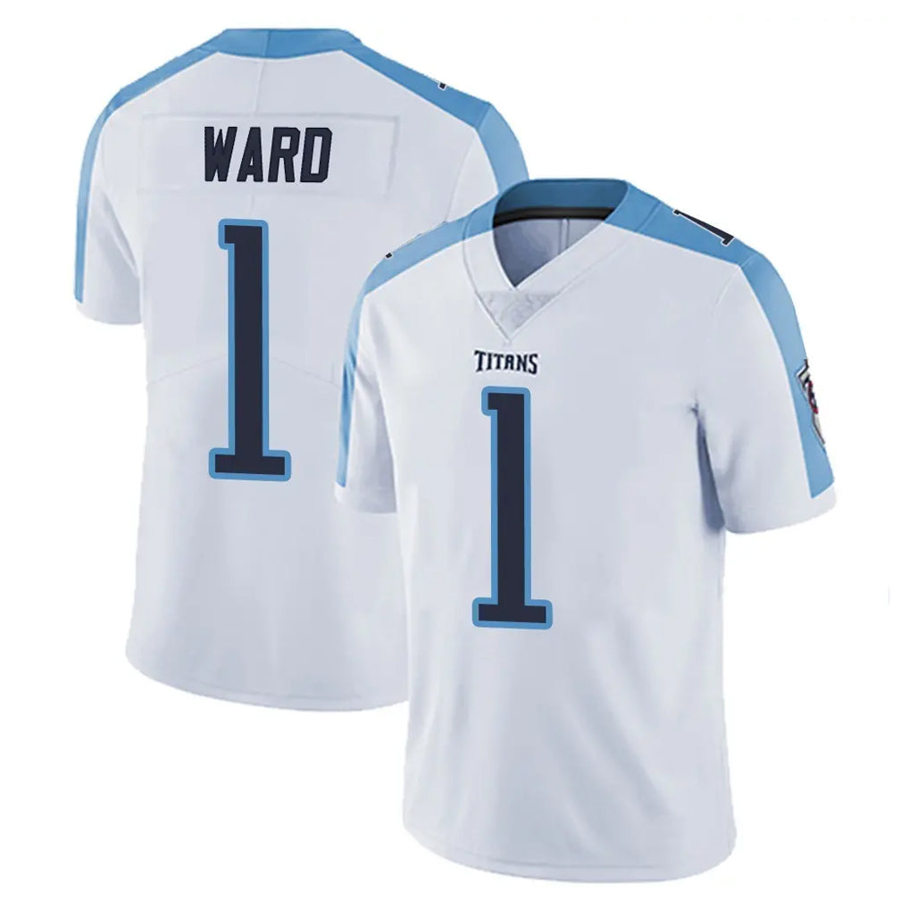 T.Titans #1 Cam Ward Player White Limited Vapor Untouchable Home Game Qdoa Stitched Jerseys