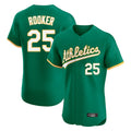 Athletics #25 Brent Rooker Player Kelly Green Limited Elite Home Game Qdoa Stitched Jerseys