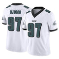 P.Eagles #97 Moro Ojomo Player White Limited Vapor F.U.S.E. Home Game Qdoa Stitched Jerseys