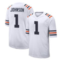C.Bears #1 Jaylon Johnson Player White Classic Home Game Qdoa Stitched Jerseys