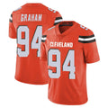 C.Browns #94 Mason Graham Player Orange Alternate Vapor Untouchable Limited Home Game Qdoa Stitched Jerseys