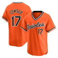 B.Orioles #17 Colton Cowser Player Orange T-shirt Limited Home Game Qdoa Stitched Jerseys