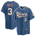 M.Brewers #3 Joey Ortiz Player Blue 2026 City Connect Home Game Qdoa Stitched Jerseys