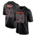 C.Bears #98 Montez Sweat Player Carbon Black Fashion Game Qdoa Stitched Jerseys