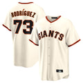 SF.Giants #73 Randy Rodriguez Player Cream Home Game Qdoa Stitched Jerseys