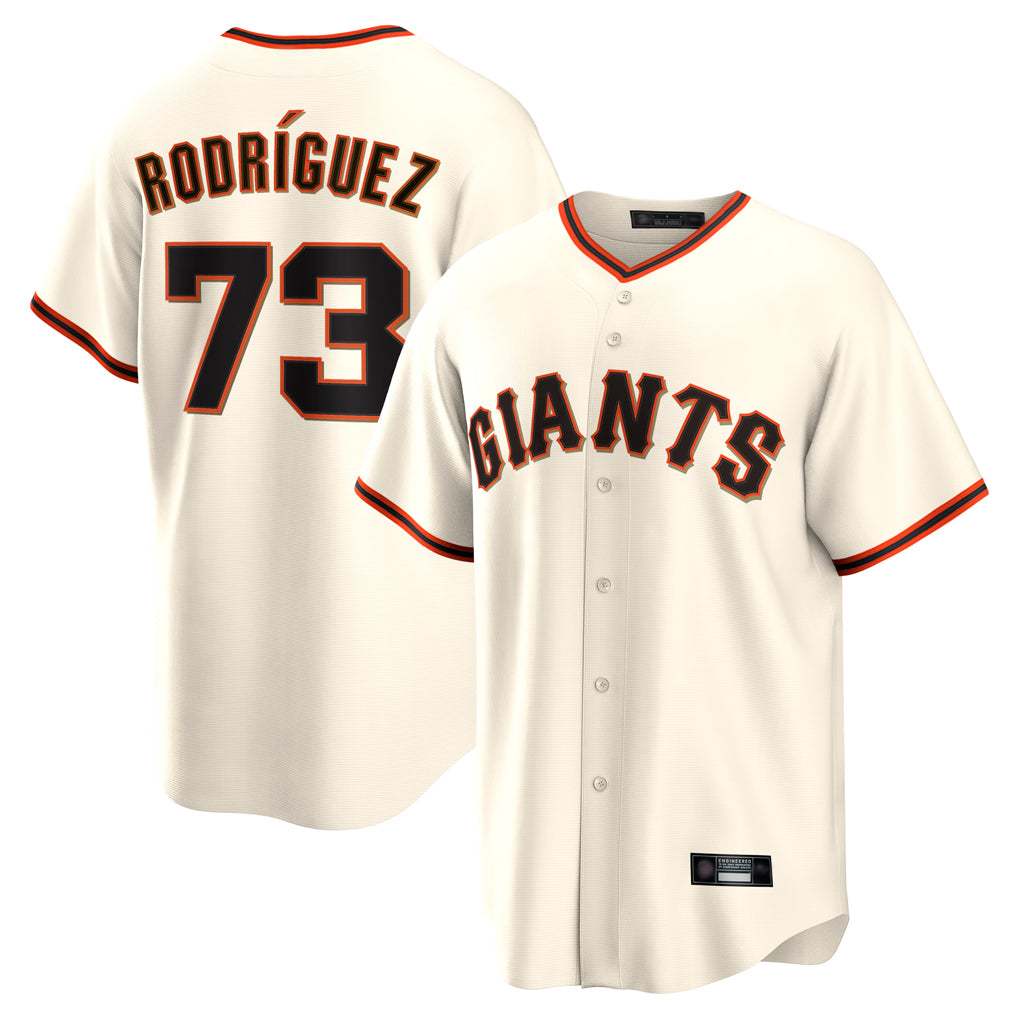 SF.Giants #73 Randy Rodriguez Player Cream Home Game Qdoa Stitched Jerseys