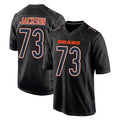 C.Bears #73 Jonah Jackson Player Carbon Black Fashion Game Qdoa Stitched Jerseys