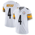 P.Steelers #4 DK Metcalf Player White Limited Vapor Untouchable Home Game Qdoa Stitched Jerseys