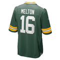 Qdoa GB.Packers #16 Bo Melton Green Team Game Jersey