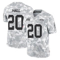 NY.Jets #20 Breece Hall Player Arctic Camo Salute to Service Limited Game Qdoa Stitched Jerseys