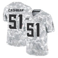 M.Vikings #51 Blake Cashman Player Arctic Camo Salute To Service Limited Game Qdoa Stitched Jerseys