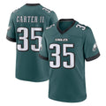 P.Eagles #35 Michael Carter II Player Green Home Game Qdoa Stitched Jerseys