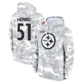 P.Steelers #51 Nick Herbig Player Arctic Camo Limited Salute to Service Pullover Hoodies Game Qdoa Stitched Jerseys