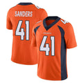 D.Broncos #41 Drew Sanders Player Orange Color Vapor Untouchable Limited Game Qdoa Stitched Jerseys
