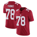 NY.Giants #78 Andrew Thomas Player Red Limited Vapor Untouchable Home Game Qdoa Stitched Jerseys