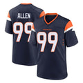 D.Broncos #99 Zach Allen Player Navy Home Game Qdoa Stitched Jerseys